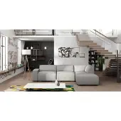 AEA Ledersofa Ecksofa Couch Polster Wohnlandschaft Eck Sofa Sitz Garnitur Couchen