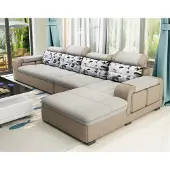 AEA Ecksofa L-Form Eck Polstersofa Sitz Design Couch Sofas Stoff Wohnlandschaft