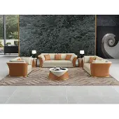 AEA Exklusive Ledersofa Couch Sitzpolster Garnitur 321 Sofa Couchen Landschaft Set