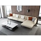 AEA Ecksofa Sofa Couch Polster Wohnlandschaft Eck Sofas Garnitur L-Form