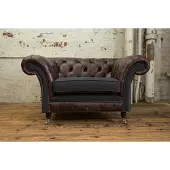 AEA Sessel 1 Sitzer Relax Polster Fernseh Chesterfield Sofa Couchen Leder