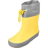 Playshoes Stivale di gomma giallo / grigio scuro