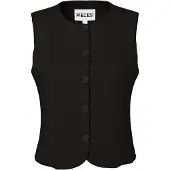 Pieces Gilet 'PCKamil' nero