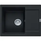 Franke Maris lavello da incasso Fragranit lavello MRG 611-62 BlackMatt pulsante in acciaio inox da 45 cm 114.0627.368