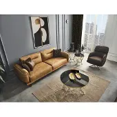 AEA Sofagarnitur Sofa 31 Sitzer Sessel Möbel Luxus Design braun