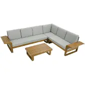 AEA Sofagarnitur Ecksofa L-Form + Couchtisch – Für Ihr modernes Wohnzimmer.