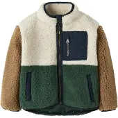 Name it Giacca di pile 'NKMMacey' beige chiaro / marrone / verde