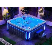 AEA Spa-Bad Whirlpool Blubberbad Hydromassagewanne Whirlwanne 210x210 cm