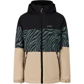 Protest Kid's PRTDeline Snowjacket Giacca da sci Bambini (116, nero/beige)