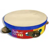 Reig Musicales Pandereta In Legno Dipinto 4 Sonagli