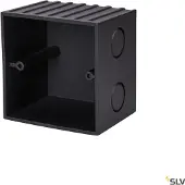 SLV Mobala scatola da incasso, larghezza 8 cm, nero, plastica