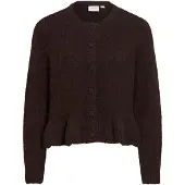 Vila Vbows Con Bottoni Cardigan A Maglia
