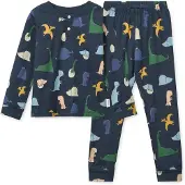 Liewood Pigiama 'Wilhelm' beige chiaro / navy / giallo oro / verde scuro