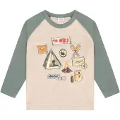 Hust & Claire Maglietta 'Anton' beige / mela / arancione / rosso