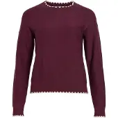 Vila Vitegni Scollo Rotondo Pullover A Maglia