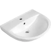 Hak Lavabo in Vetroceramica SPIRAL 60x47 cm, bianco