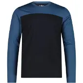 CMP T-Shirt 36N1897 Maglia a manica lunga merino Uomo (56, nero/blu)