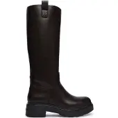 Armani Exchange per donna. XW003089AF17451U6032 Stivali con gambale alto, suola spessa e tiranti marroni (39), Marrone, Basso, Nessuno,