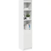 vidaXL Credenza bianca 37,5x35x180 cm Materiale a base di legno