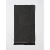 Emporio Armani Sciarpa in misto viscosa con logo jacquard