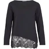 Vila Visoleil Lace Top A Maniche Lunghe