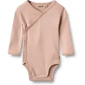 Wheat Tutina / body per bambino 'Wraparound Pil' rosa antico