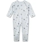 Sanetta Tutina / body per bambino blu / bianco