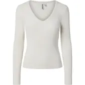 Pieces Top A Maniche Lunghe | Bianco | M