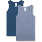 Sanetta Maglietta intima blu colomba / blu scuro