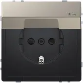 Merten MEG2314-6050 Presa SCHUKO Moccametallic System Design