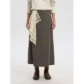 Selected Gonna Lunga Donne Marrone 34