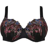 Zizzi Reggiseno 'Lelly' blu ultramarino / cioccolato / cappuccino / nero