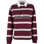 Karl kani Maglietta bordeaux / bianco