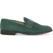 Melluso Mocassino uomo in camoscio verde u0741z