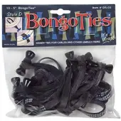 Bongo Ties Ossidiana 10 pezzi