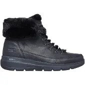 SKECHERS Stivaletto stringato 'GLACIAL ULTRA - WONDERLAND' nero