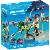 Playmobil Figura Di Pirata Con Balestra