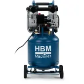HBM compressore verticale senza olio, 24 litri, 10 bar, 1,3 HP