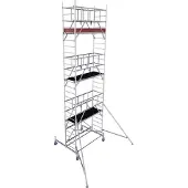 Krause - Impalcatura pieghevole MONTO ProTec XS, alluminio, 7,80 metri
