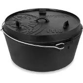 Petromax Fire Pot Pentola (16,1 l - ft18, grigio/nero)