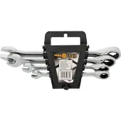 VOREL Set di chiavi combinate a cricchetto 10-19 mm 4 pezzi