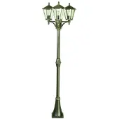 ALBERT LEUCHTEN Lampione 3 luci stile rustico 680, marrone