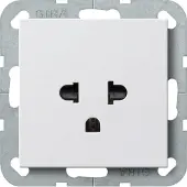 Gira Presa EURO US system bianco puro - Presa 284003