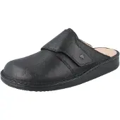 Finn Comfort Zoccoletto 'Pantolette Herren 01515 044099 Echtleder in schwarz' nero