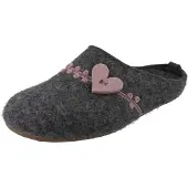 Haflinger Ciabatta antracite / rosé