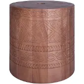 Yiwydaa Portaombrellone, 28,05 kg, naturale, legno massello, cilindrico