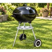 Landmann 05572 Carrello sferico da 41 cm per barbecue a carbonella