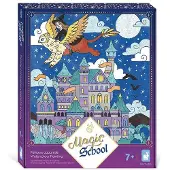 Janod Dipinto Ad Acquerello Della Scuola Di Magia