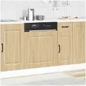 vidaXL Copri lavastoviglie Kalmar in rovere Sonoma 60x1,5x57 cm