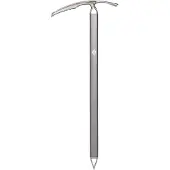 Black Diamond - Piccozza da alpinismo - Raven Ice Axe in Alluminio - Taglia 80 cm - Grigio